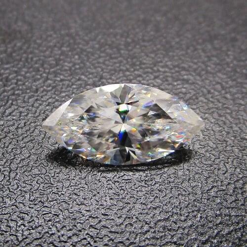 Hot Sale Excellent Cut Brilliant Stone 4X8mm--7x14mm White IJ Loose Gemstones Marquise Moissanite For Ring