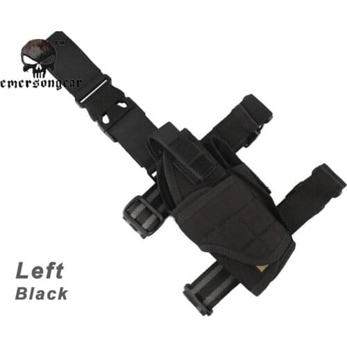 EmersonGear Tornado Universal Tactical Thigh Holster Combat Military Pistol Holder Holster For Pistol Black EM6207