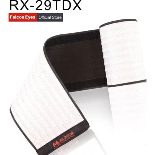 Falcon Eyes Photography Lighting RX-29TDX Bi-Color Dimmable 3000K-5600K 100W Waterproof Flexible Studio Light For Video Youtube
