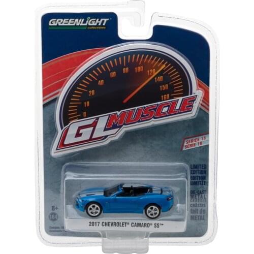 GreenLight 1:64 2017 Chevrolet Camaro SS Convertible Alloy model car Metal toys for childen kids diecast gift