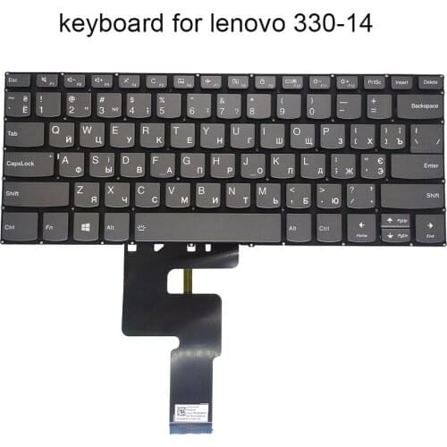 Ukrainian Russian Keyboard backlight for Lenovo Ideapad 330-14 330-14IKB 330-14AST 14IGM PC4CB-UR RU laptop keyboards SN20M67697
