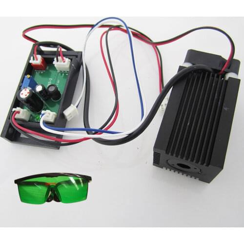 400mW 638nm Red laser module 12V TTL Diode laser driver board for DIY RGB stage lighting free glasses