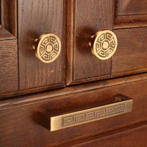 LISM European Style Brass Cabinet Long Handles Furniture Drawer Pulls Drawer Kitchen Pulls Furniture Handle Hardware Accessories