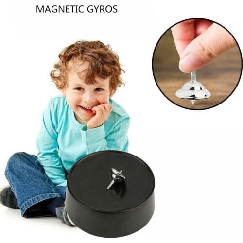 Magnetic Gyroscope Magical Intelligent Forever Moving Motion Classic Finger Gyro Spinner Toy Relief Stress Perpetual Deskto X8A4