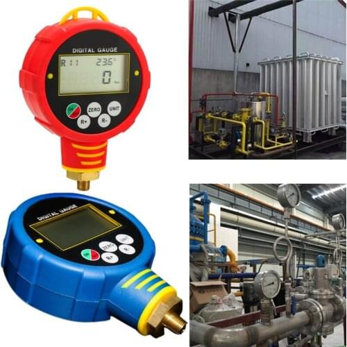 10CM NPT Low/High Digital Manifold Gauge Refrigeration Pressure Tester WK-688H/ R32 100Bar/10Mpa Vacuum Meter Pressure Gauge