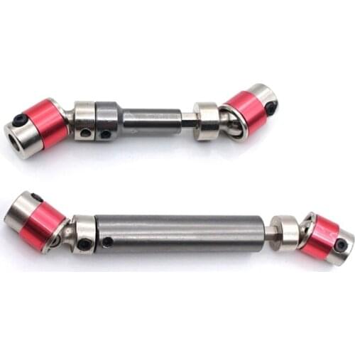 2Pcs Metal Front & Rear CVD Drive Shaft for Feiyue FY03 FY-03 FY01-07 Q39 1/12 RC Car Upgrade Parts Accessories