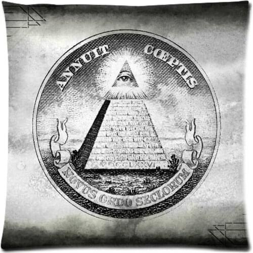 Illuminati Cushion Cover Customized Throw Pillowcase Waist Pillow Cover Home Sofa Car Decor 45x45cm Drop Shipping