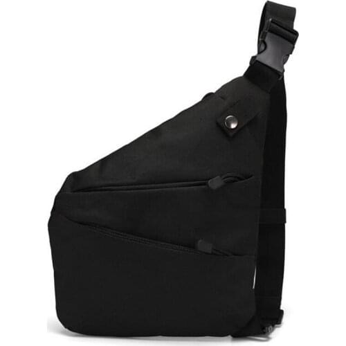 Hunting Pistol Gun Holster Nylon Concealed Holster Men Left Hand Shoulder Bag Anti-theft Bag Chest Bag Tactical Storage Gun Bag