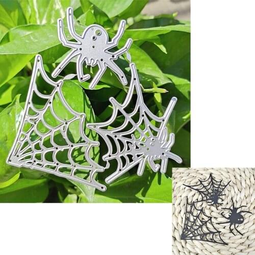 Suitable for metal cutting die and DIY scrapbook greeting card album making 3D creative spider web spider 2020 NEW