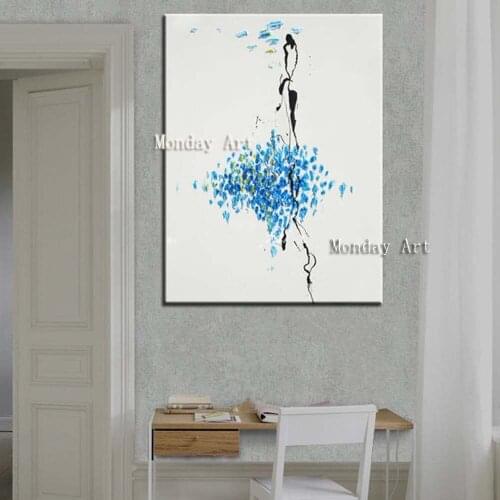 Hand-painted Abstract oil Paintings Nordic art Canvas painting Artwork Wall Pictures For Living Room Morden wall Home Decor