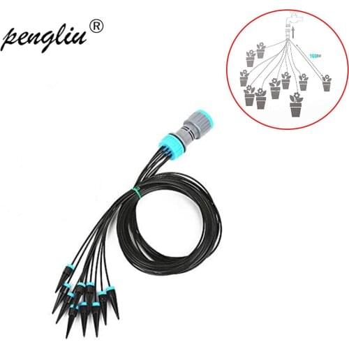 10-Head Automatic Drip Irrigation System Set Garden Cooling For Plants And Flowers Indoor Household Automatic Watering Device
