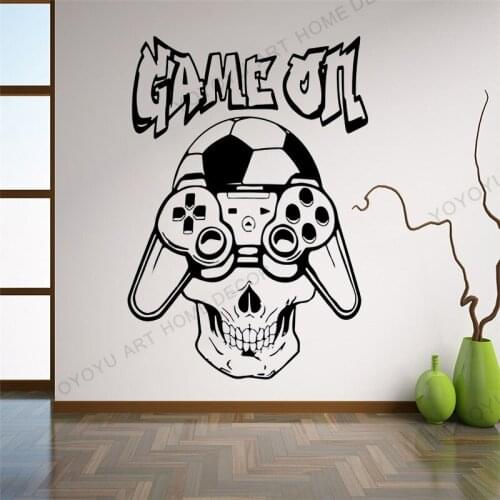 Dog 3D virtual glasses Gamer wallpaper Game wall sticker video game wall decol For the game zone club vinyl Wall murals wx256