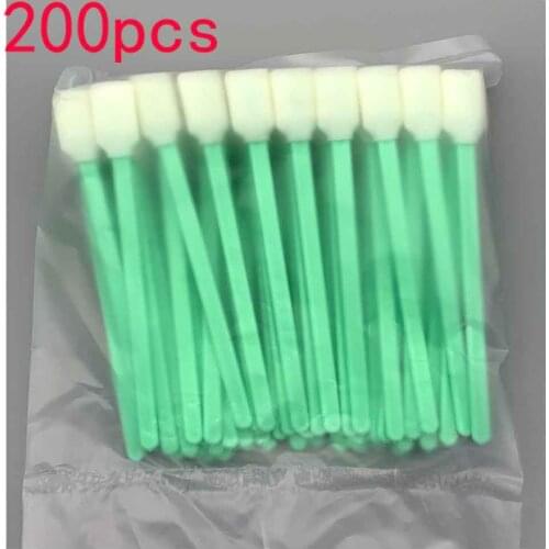200PCS For Epson DX4 DX5 DX7 TX800 XP600 print head clean swab stick sponge foam tipped Miamki JV5 CJV150 JHF solvent uv printer
