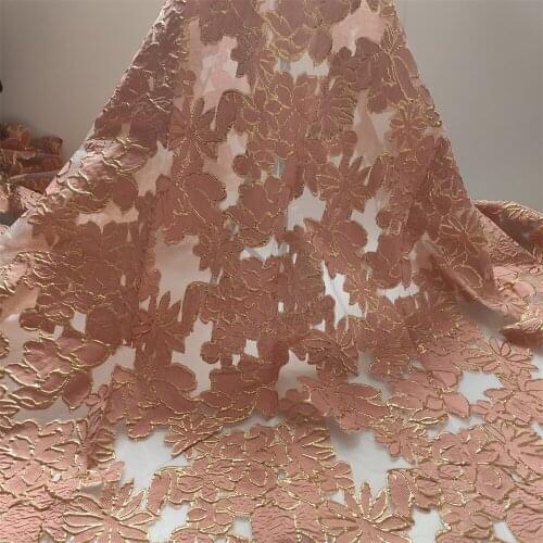 New Arrival African Lace Fabrics High Quality France Cord Lace Guipure Lace Fabric for 2021 Nigerian Lace Fabric ogs0003