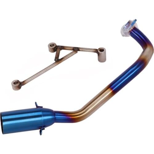 Slip On Motorcycle Exhaust Front Connect Pipe Head Link Tube Stainless Steel Exhaust System For SYM DRG158 All Years