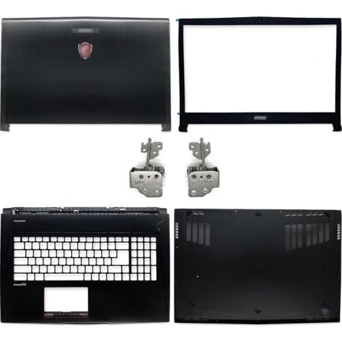 For msi gs73 gs73vr 3077b5a213 3077b1a222 new laptop lcd back cover/front frame/hinges/hinges cover/hand rest/bottom case