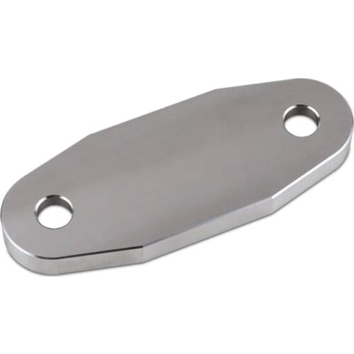 Billet Aluminum Fuel Pump Block Off Plate for V8 Oil Pump Accessories