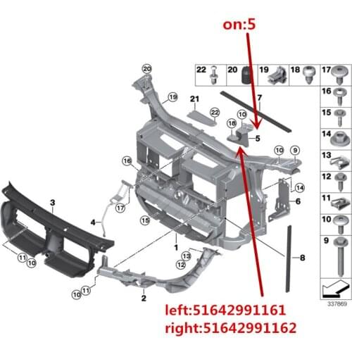Car Engine cover lock trim 2009-2015b mw18 20 28 35i X3 X1 Front cover lock block cover Lock hook decorative panel Locking plate