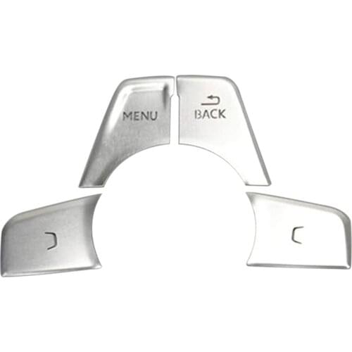 Car Gears Shift Panel Covers Multimedia Buttons Decoration Sticker Interior Auto Accessories Fit for A4 B9 A5