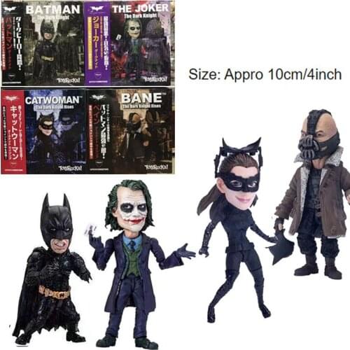Movie Bruce Wayne The Dark Knight Joker Bane Catwomen Action Figure Movable Eyes Joint Collectible Model Toy