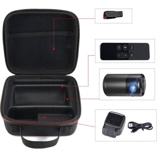 EVA Hard Carry Bag Storage Case For Anker Nebula Capsule Smart Mini Projector And Drive Accessories Pocket Cinema Accessories