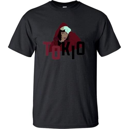 Tokio La Casa De Papel Season Dali Oversize T Shirt Vintage Cotton Cool Printed T Shirts Top Men Retro Funny Short Sleeve Tshirt