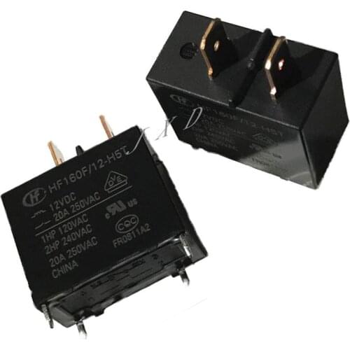 HOT NEW 12V relay HF160F-12-H5T HF160F 12 H5T HF160F12H5T 12H5T general 891WP-1A-C 891WP 1A C 891WP1AC 12VDC DC12V 12V 20A 4PIN