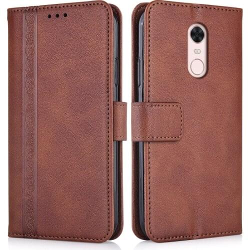 3d Embossed Leather Case for Xiaomi Redmi Note 4X 4 x Case For Redmi Note4x Back Cover Wallet Case With Card Pocket