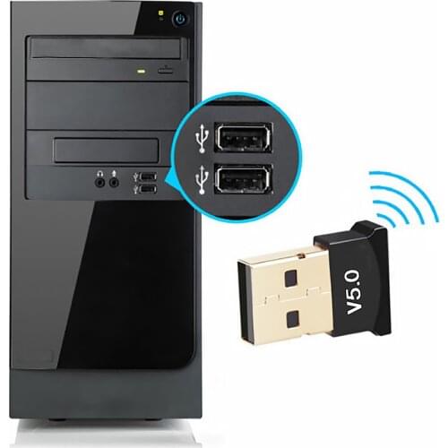 Mini USB Bluetooth 5.0 Adapter Transmitter Bluetooth Receiver Audio Bluetooth Dongle Wireless USB Adapter for Computer PC Laptop