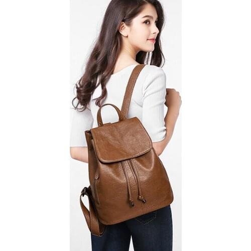 Multifunctional womens backpack Combination shoulder strap Fashion girls backpack Ladies travel leather backpack Shoulder Bags