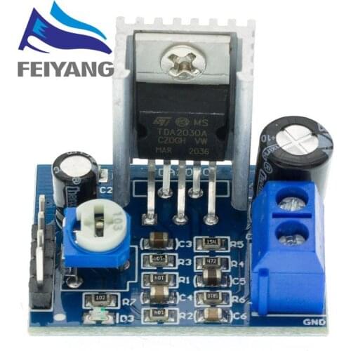 TDA2030 Module Power Supply TDA2030 Audio Amplifier Board Module TDA2030A 6-12V Single