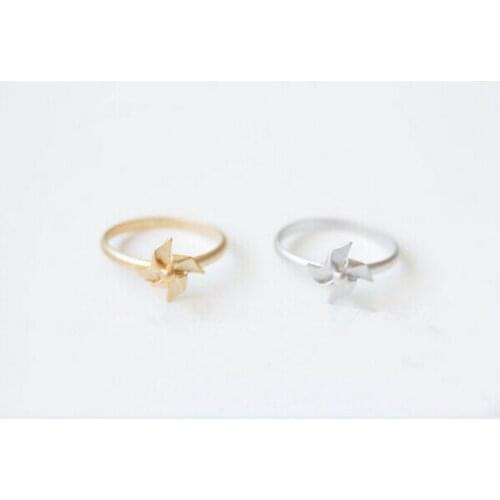 New Unique Ring Fashion pinwheel ring knuckle ring fun rings