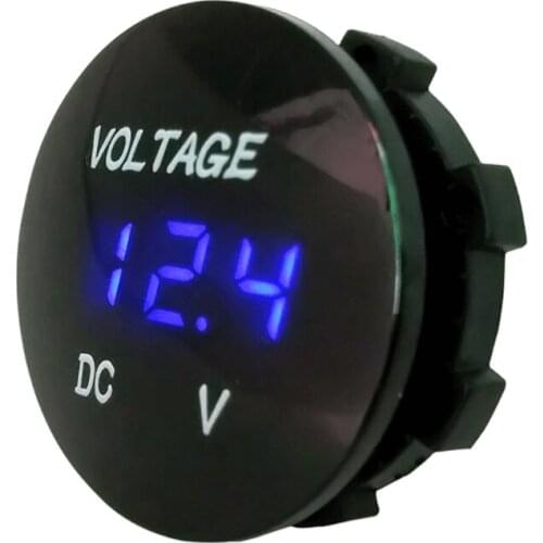New Car Motorcycle DC5V-48V LED Panel Digital Voltage Meter Display Voltmeter Type2 Measurement Analysis Instruments