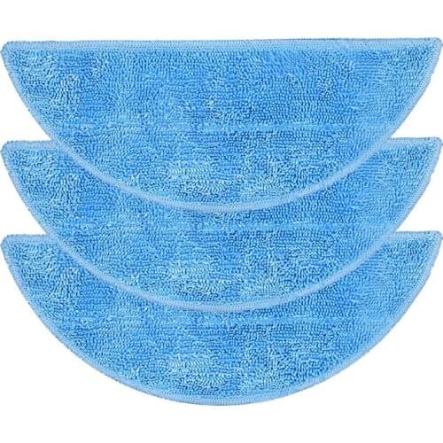 3Pcs Vacuum Cleaner Mop Cloths for SilverCrest Robotic Vacuum Cleaner Spare Parts Mop Cloth Replacement
