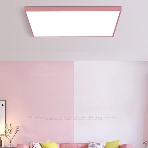 Modern square LED ceiling lights Macarons nordic ceiling lamp in bedroom hallway balcony living room foyer kitchen light fixture