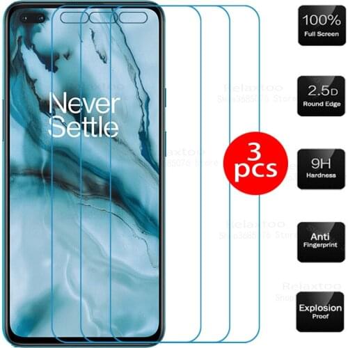 3pcs One plus nord case glass For Oneplus nord 8 nord z Phone protection film One plus nord tempered glass protector Cover coque