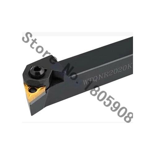 WTQNR2525M16 25*25*150MM CNC Turning Tool, Metal Lathe Cutting Tools,Lathe Machine Tools, External Turning Tool W-Type WTQNR/L