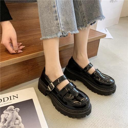 Lolita Mary Jane shoes Japanese Joker shoes women 2021 summer new thick jk shoes thin