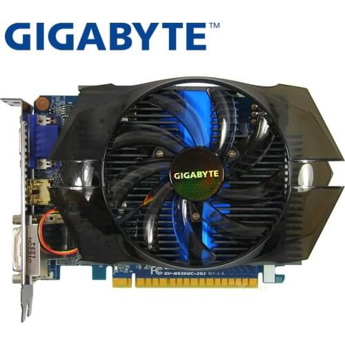 GIGABYTE Video Card Original GTX650 2GB 128Bit GDDR5 Graphics Cards for nVIDIA Geforce GTX 650 Hdmi Dvi Used VGA Cards 750 TI