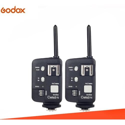 Godox Cells II-N High-Speed Flash Studio Photo Device Triggered Wireless Remote Flash Sync Speed of 1/8000 For Nikon Camera