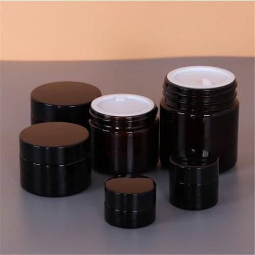 1Pcs Cosmetic Jar 20/30/50/100g Plastic Lids Empty Cream Bottle Nail Art Eyeshadow Makeup Container Pot Travel Box