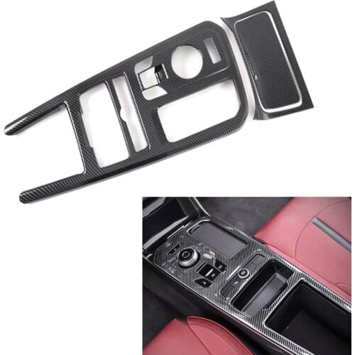 3pcs/set Car Gear Shift Water Cup Holder Panel Cover Frame ABS Trim For KIA K5 2020 Interior Styling Molding