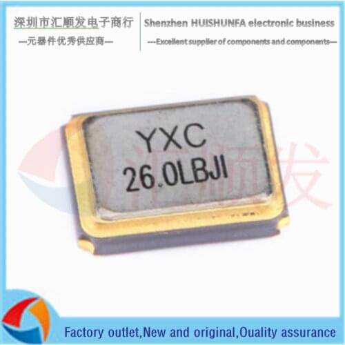 3225 SMD passive crystal oscillator/YSX321SL 26MHz 10ppm 9pF X322526MLB4SI 4 feet