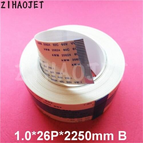 4 colors piezo photo printer Encad Novajet 750 data cable for Novajet 750 760 850 FFC flat long data cable 1.0*26P*2250mm B
