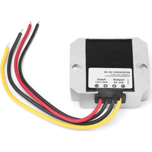 5v 50w Car Power Auto DC-DC Converter Step-Down Buck Module DC12V/24V To Dc 5V 10A 50W Professional Car Power Driver Inverter