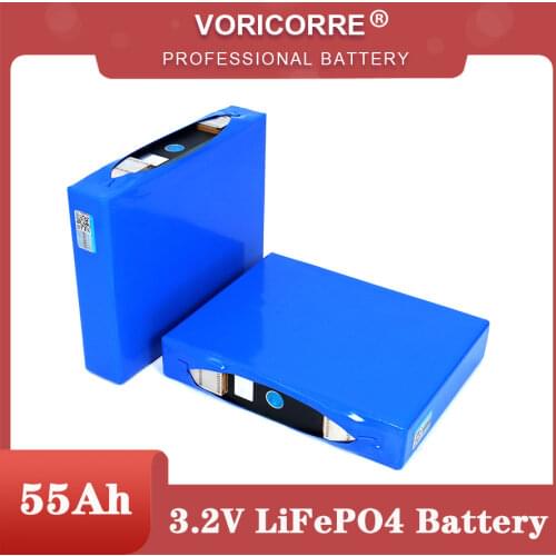 VariCore 3.2V 55Ah battery pack LiFePO4 phosphate 55000mAh for 4S 12V 24V 3C Motorcycle Car motor batteries modification Nickel