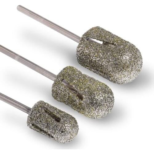 6 Type Diamond Nail Drill Bits Rotary Burr Foot Cuticle Clean Pedicure Polishing Cap Cuticle Burr Bits Manicure Accessories