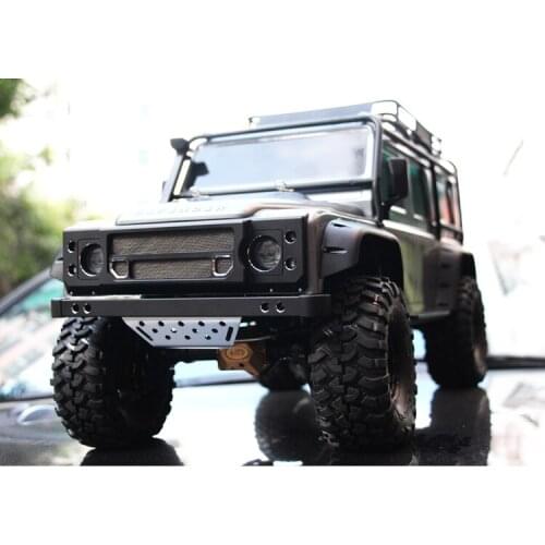 Aluminum front custom grille bumper winch pedestal guard board for 1/10 Traxxas TRX4 crawler car