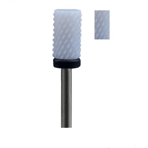 White Ceramic Nail Drill Bit - Small Barrel Bit XC