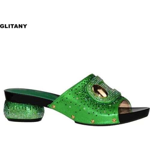 New Arrival Wedding Shoes for Woman 2019 Summer Open Toe Ladies Sandals Women Shoe Party Wedding Shoes Decorated with Rhinestone